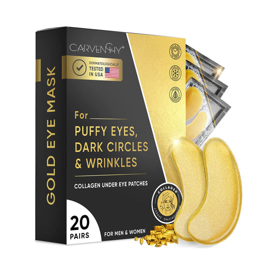 Augenbeutelentfernung, Faltenstraffung und Straffung, 24-Karat-Gold-Augenmasken-Patch