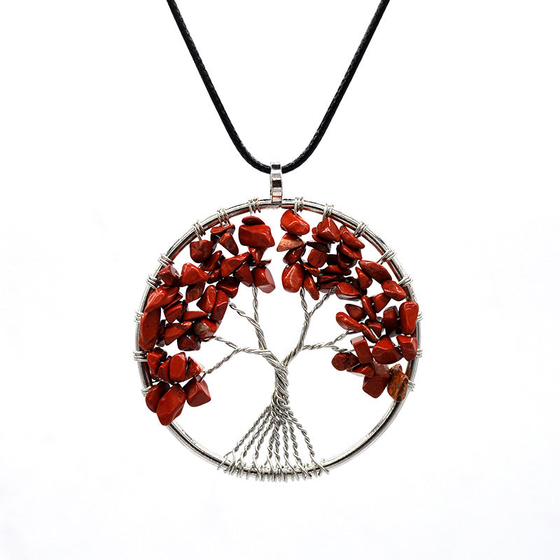 Kabala Life Tree necklace natural stone