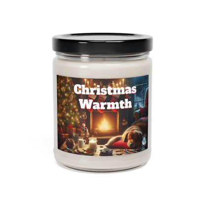 Astramor Christmas Warmth - Scented Soy Candle, 9oz