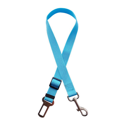 Seat Belt for Dogs and Cats - Pet Vehicle Harness with Lead Clip