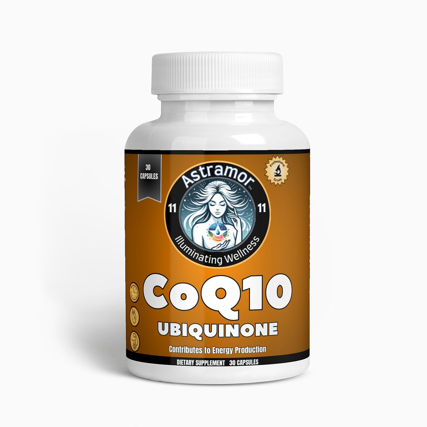 Bottle of coenzyme q10