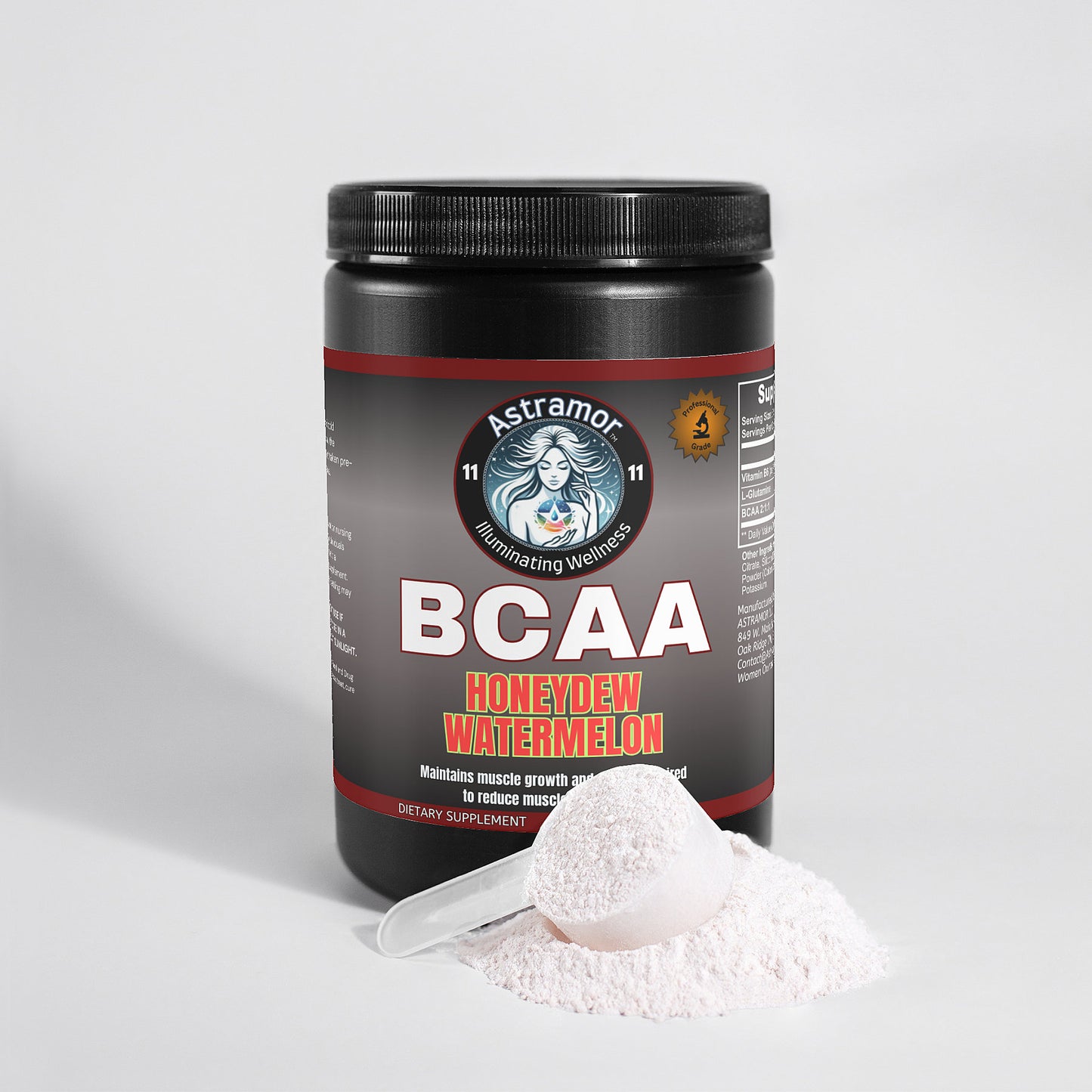 Astramor BCAA Powder Post Workout Powder (Honeydew/Watermelon)