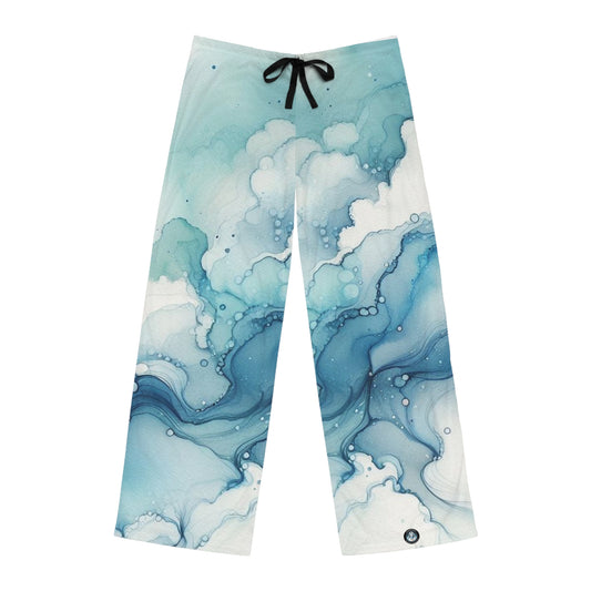 Astramor Ocean Splash Men's Pajama Pants (AOP)