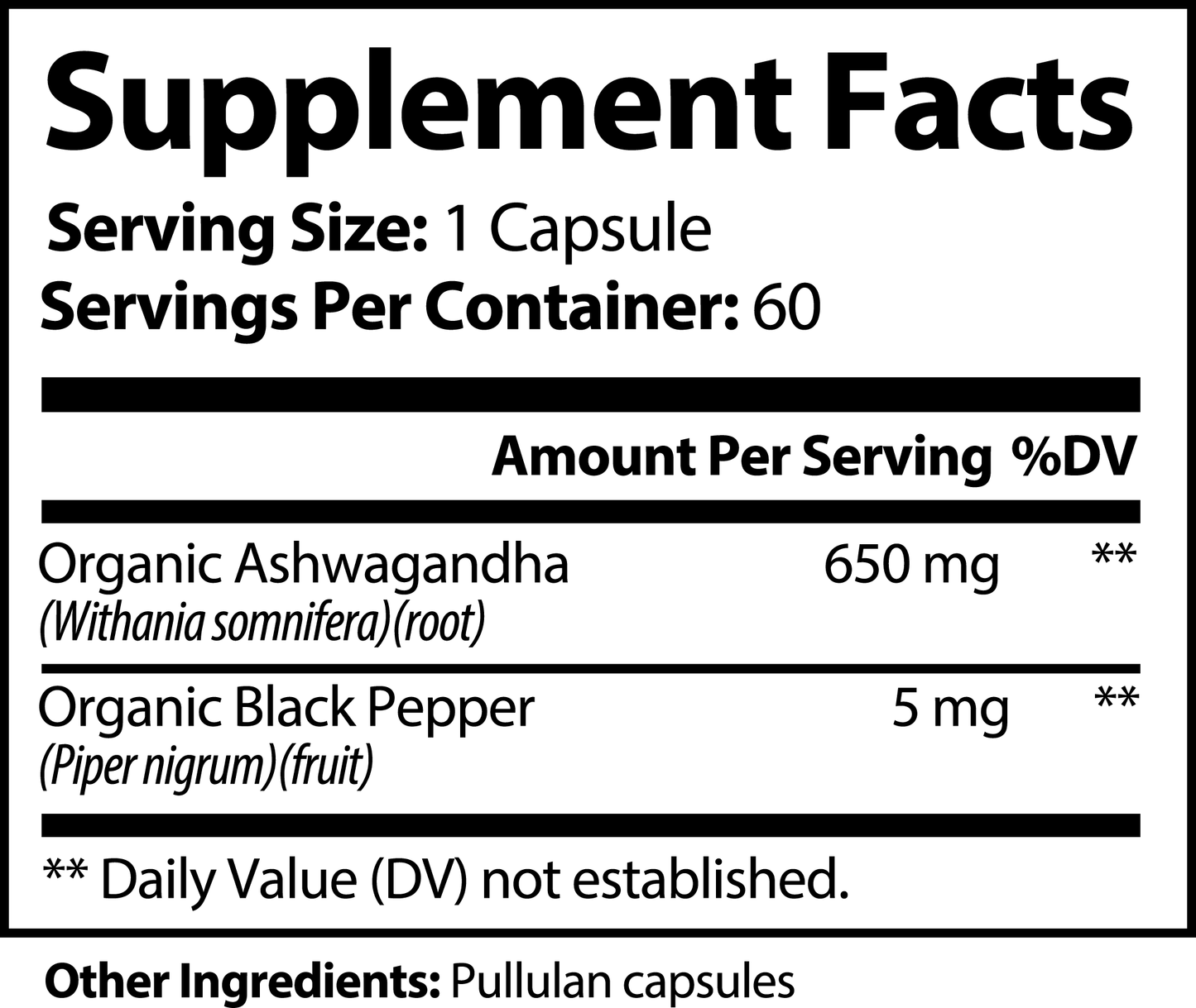 Astramor Ashwagandha Supplement