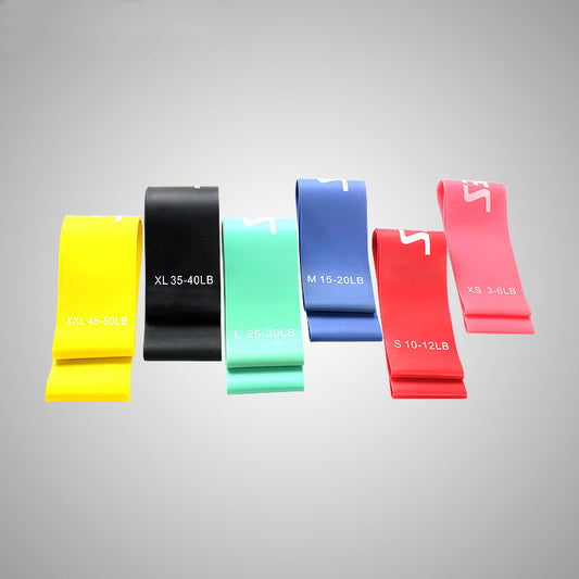 Tension band elastic band for exercise and yoga.