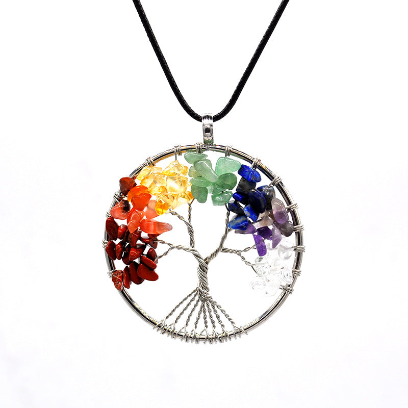 Kabala Life Tree necklace natural stone