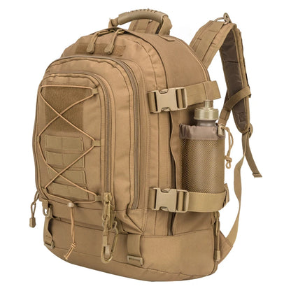 65L Outdoor Tactical Backpack Men's Outdoor Hiking Bag Large Capacity Military Army Bags Travelling Camping Rucksack