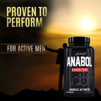 ANABOLIC Men's Health Support Supplements - Enhance Energy & Endurance | 120 Capsules