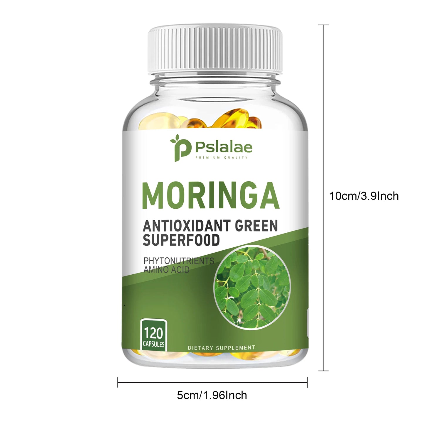 Moringa - Bone, Joint, Immune Health | Enhance Energy, Endurance, Concentration - 120 Capsules