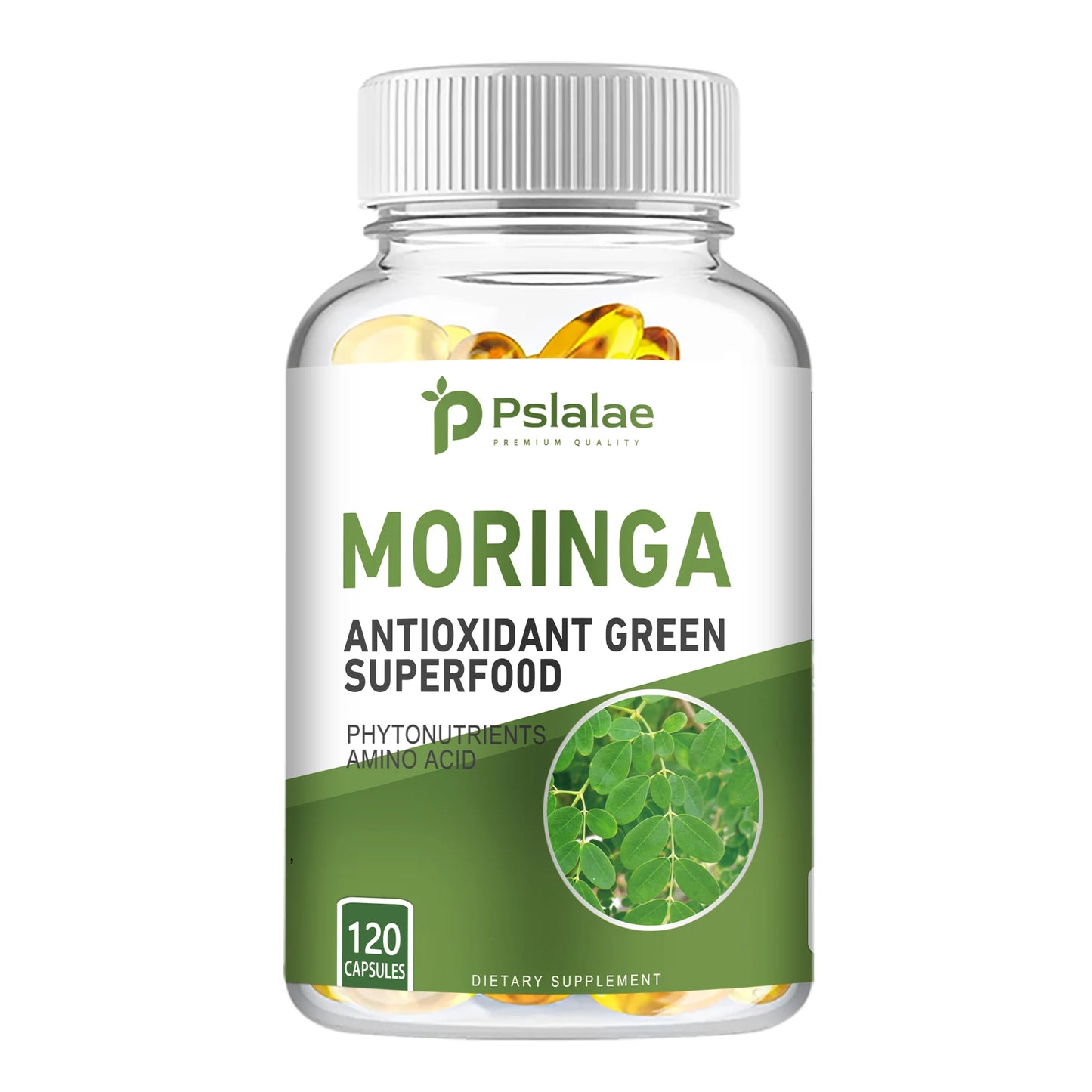 Moringa - Bone, Joint, Immune Health | Enhance Energy, Endurance, Concentration - 120 Capsules