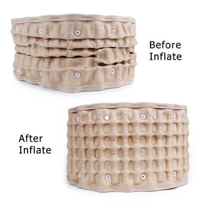 Inflatable Lumbar Support Belt for Back Pain Relief and Posture Correction