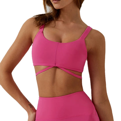 Quick-Drying Sports Yoga Bra with Chest Pad
