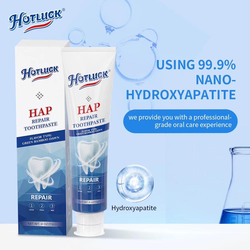 HAP Fluoride-Free Nano Hydroxyapatite Toothpaste for Sensitive Teeth