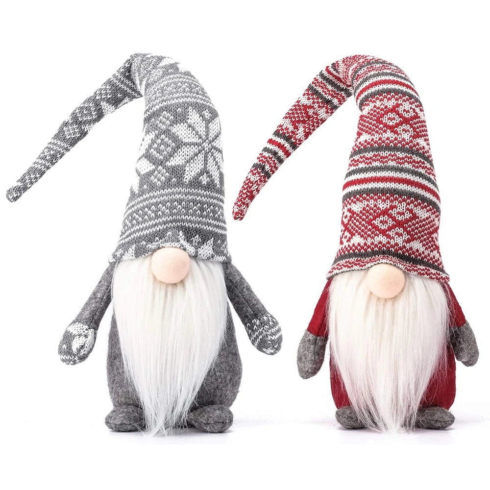 Handmade Nordic Winter Gnome - Christmas Plush Decorations