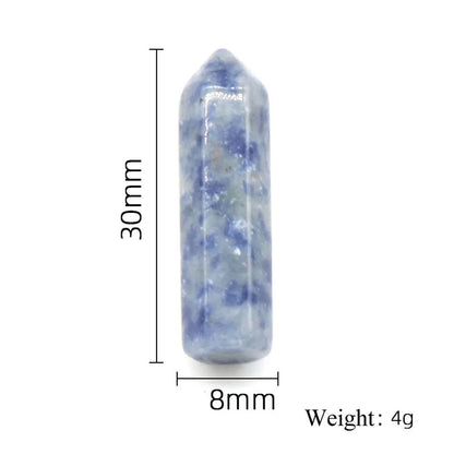 Natural Stone Healing Crystal Point Wand Mini Tower Energy Quartz Ore