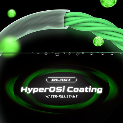 HANDING X4 X8 Blast Braided Fishing Line - Super Thin, Strong, and Abrasion Resistant with HyperOSi® Coating