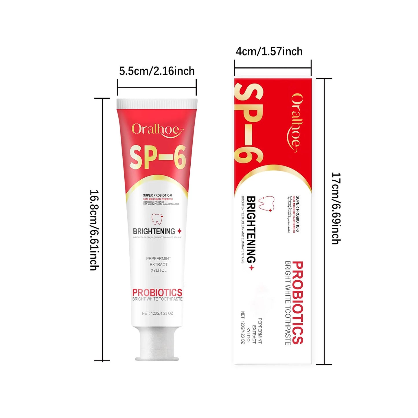 SP6 Probiotic Brightening Toothpaste