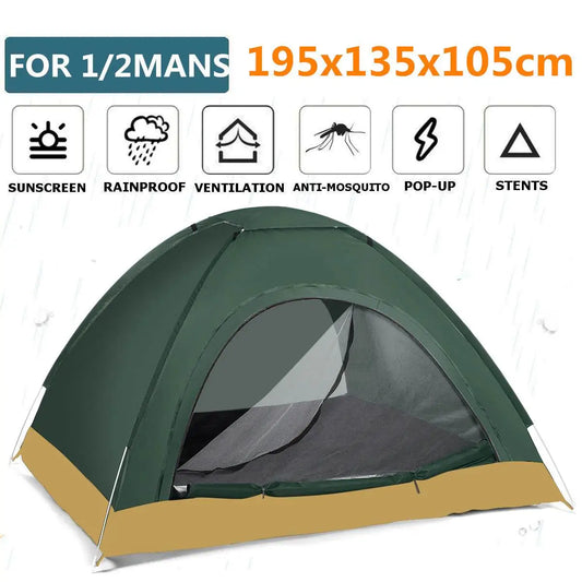 Quick Automatic Opening Tent 2-3 People Ultralight Camping Tent