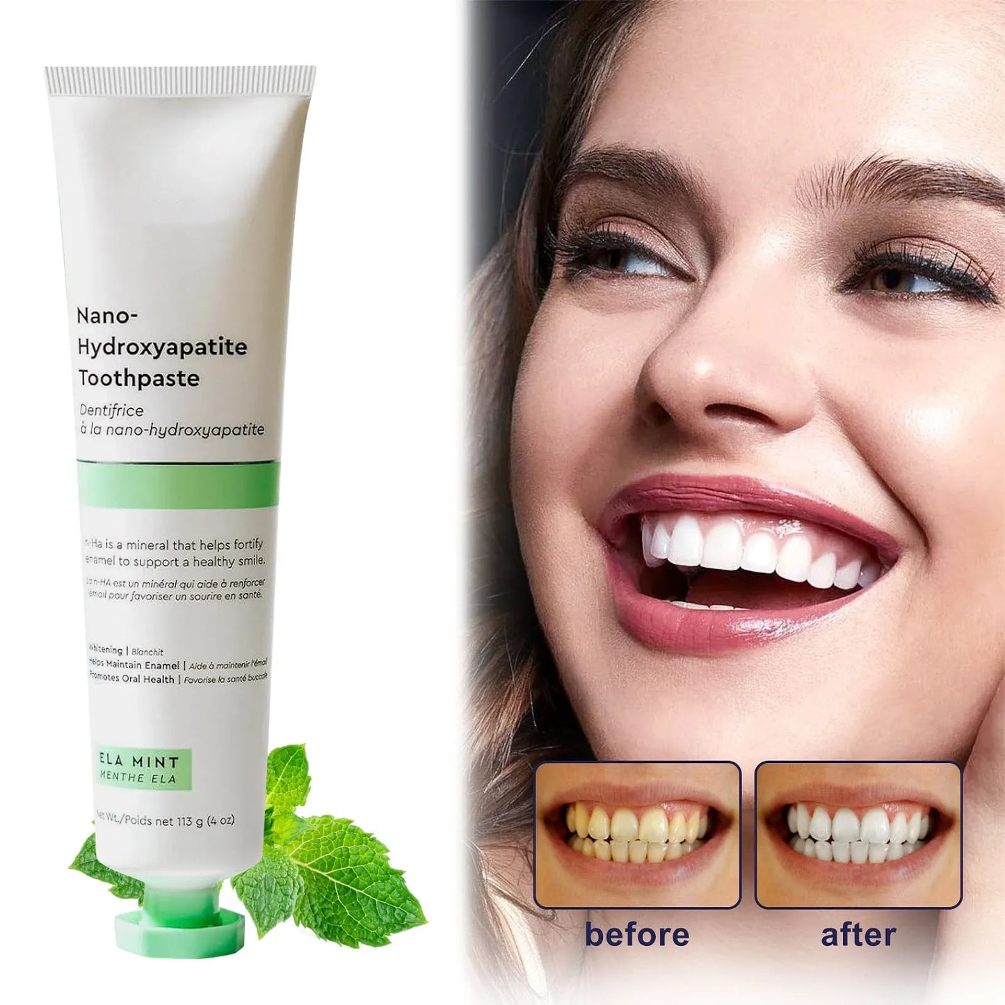 Fluoride Free Toothpaste Nano Hydroxyapatite