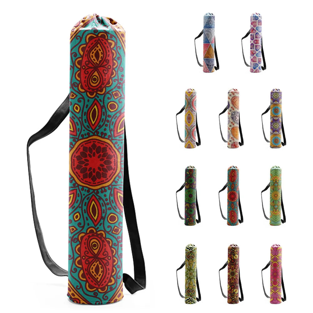 Fashion Yoga Mat Bag Canvas Yoga Bag Easy Carry