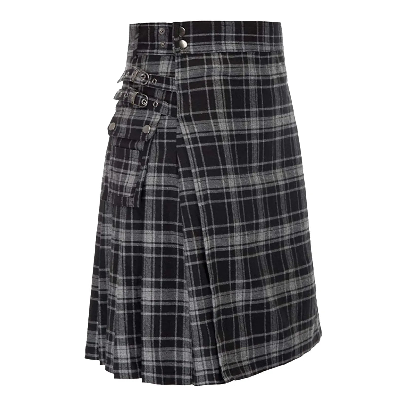 Mens Fashion Scottish Style Plaid Kilt - Casual Men's Wear