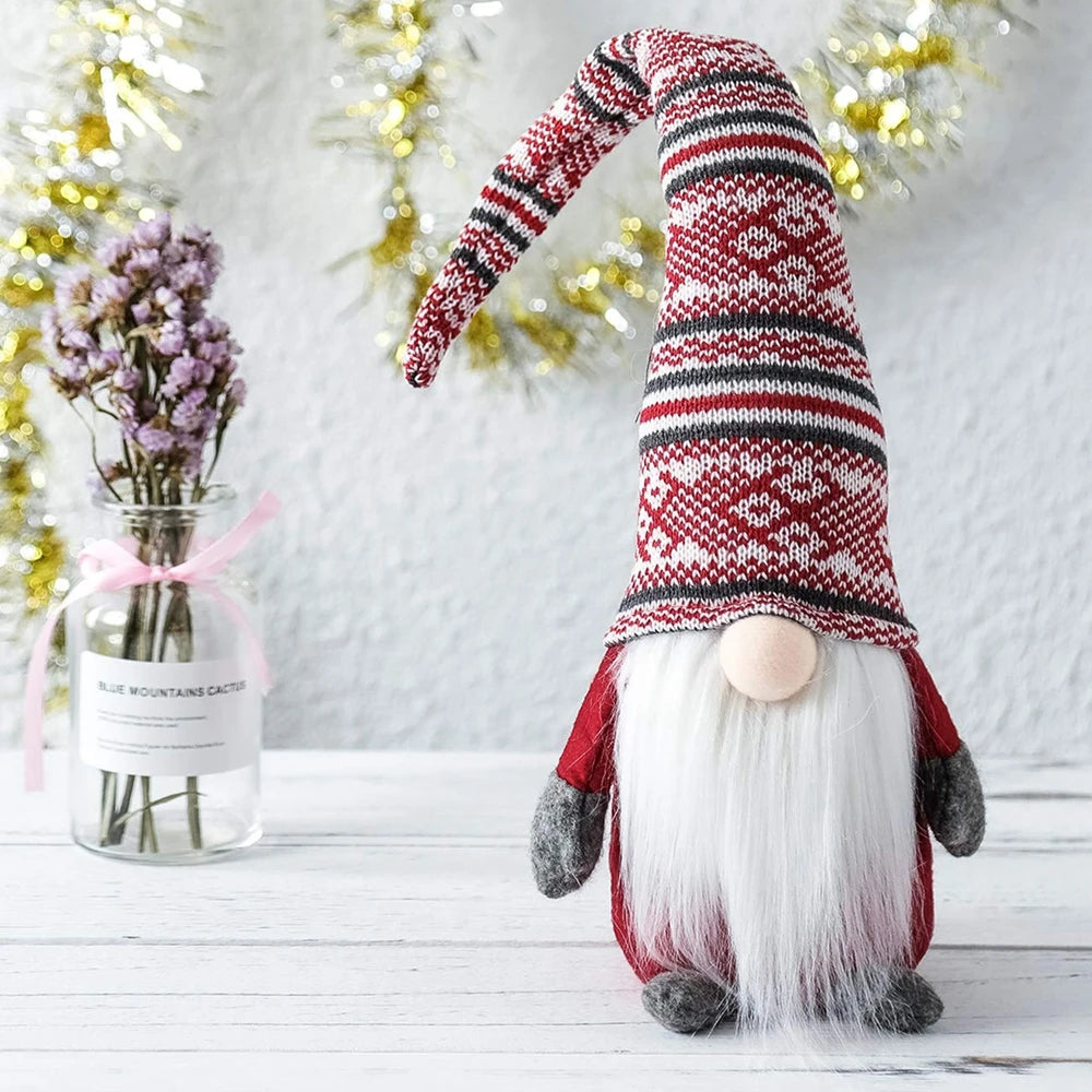 Handmade Nordic Winter Gnome - Christmas Plush Decorations