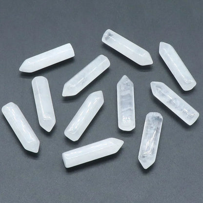 Natural Stone Healing Crystal Point Wand Mini Tower Energy Quartz Ore