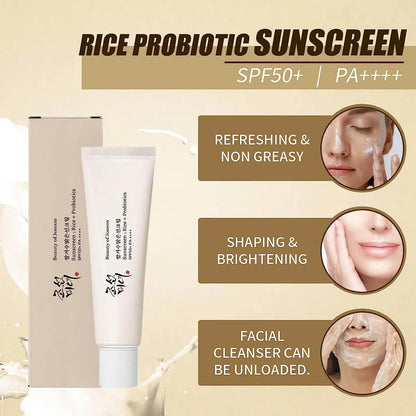 2 PK Relief Sun Rice Probiotic Sunscreen - SPF 50+ PA++++ | Whitening & Moisturizing Cream