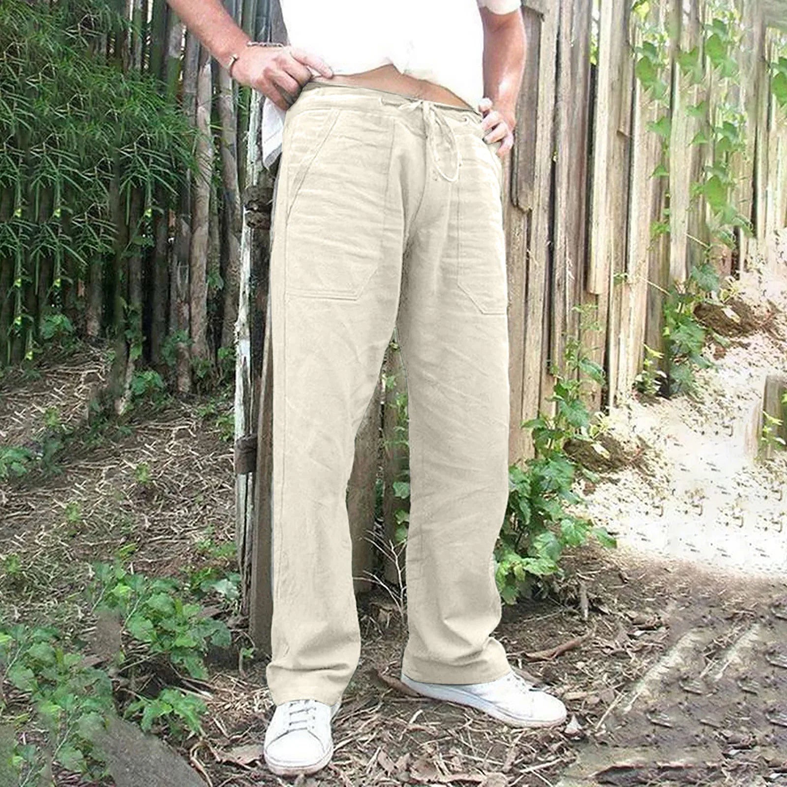 Lightweight Linen Pants for Men