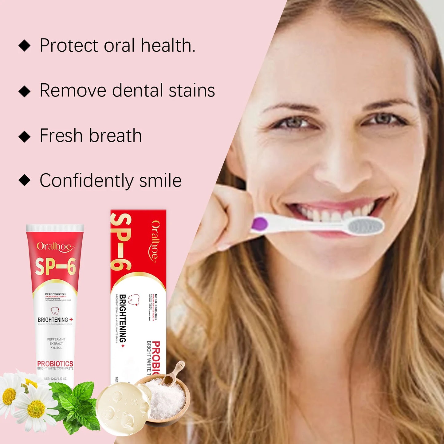 SP6 Probiotic Brightening Toothpaste