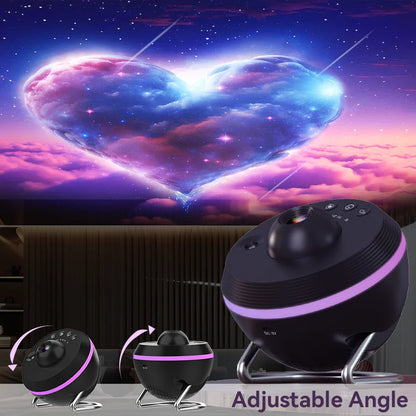 AUSYLE Meteor 13 in 1 Ultra Clear Galaxy Projector with 360° Rotation