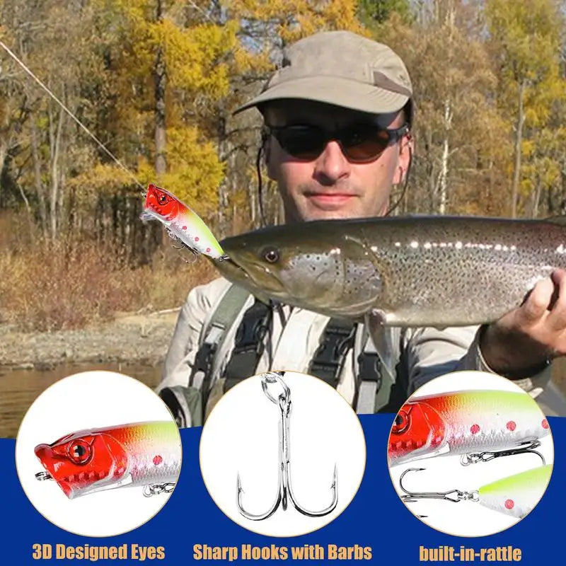 Fishing Advent Calendar 2024 | 24 Assorted Baits | Perfect Holiday Gift for Anglers