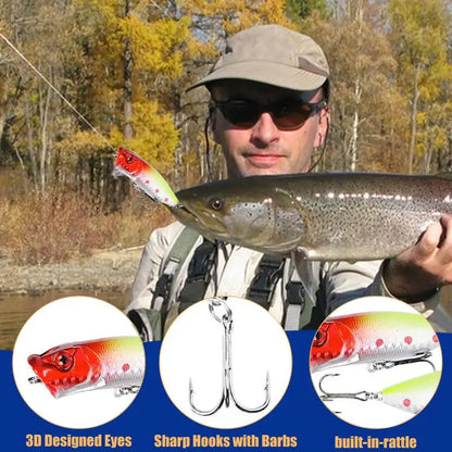 Fishing Advent Calendar 2024 | 24 Assorted Baits | Perfect Holiday Gift for Anglers