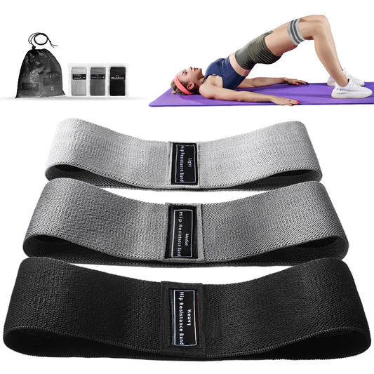 Elastic Hip & Thigh Workout Bands for Yoga & Gym
