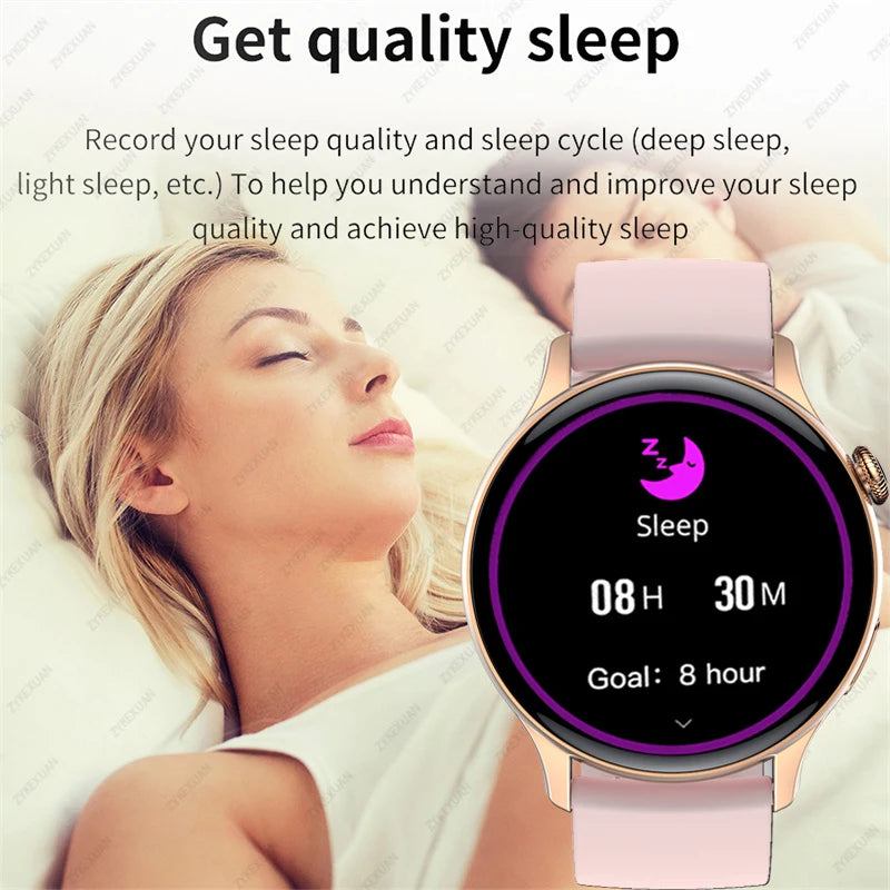 Smartwatch 1.43 Inch Full Screen Bluetooth Call Heart Rate Monitor