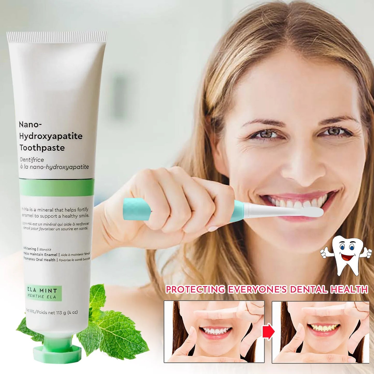 Fluoride Free Toothpaste Nano Hydroxyapatite