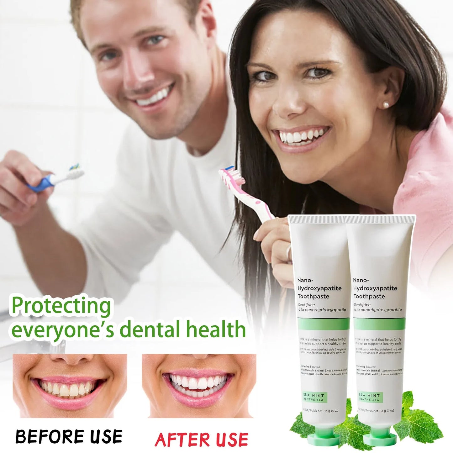 Fluoride Free Toothpaste Nano Hydroxyapatite