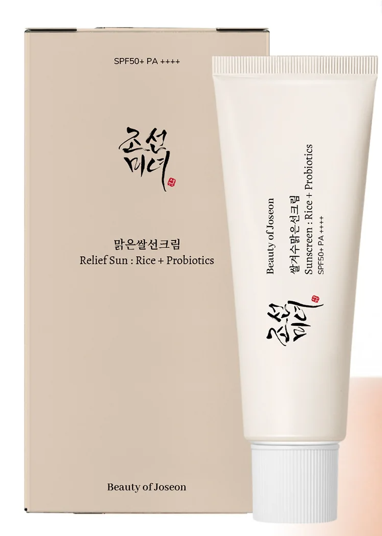 Nourishing Rice Extract and Fermented Grains in Beauty of Joseon Relief Sun Sunscreen